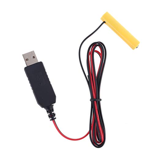 oueyfer LR03 AAA USB Stromversorgungskabel Ersetzen 1 Bis 4 Stück AAA 1 5 V Für Elektrische Spielzeug Taschenlampen Uhrenbatterien von oueyfer