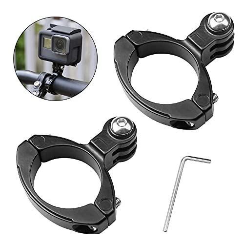 oupados 2 Stück Aluminium Sport Action Kameras Zubehör Hochwertige Lenker Adapter Befestigung Halterung Durchmesser 26.5-32mm für Gopro HE Hero/HD Hero2 /3- Schwarz oupados 2 Stück Aluminium Sport Action Kameras Zubehör Hochwertige Lenker Adapter Befestigung Halterung Durchmesser 26.5-32mm für Gopro HE Hero/HD Hero2 /3- Schwarz von oupados