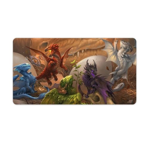 Baby Dragons Mauspad, erweiterte Länge, Schreibtischunterlage, Nahtkante, rutschfeste Gummiunterseite, Tastaturpad, Gaming-Mauspad 40 x 75 cm Baby Dragons Mauspad, erweiterte Länge, Schreibtischunterlage, Nahtkante, rutschfeste Gummiunterseite, Tastaturpad, Gaming-Mauspad 40 x 75 cm von ouynngjing