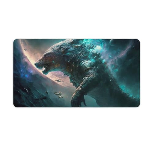 Celestial Tiger Mauspad, erweiterte Gaming-Schreibtischunterlage für Tastatur und Maus mit genähten Kanten, rutschfeste Gummiunterseite, Schreibtischunterlage für Computertastatur und Büro, 40 x 75 cm Celestial Tiger Mauspad, erweiterte Gaming-Schreibtischunterlage für Tastatur und Maus mit genähten Kanten, rutschfeste Gummiunterseite, Schreibtischunterlage für Computertastatur und Büro, 40 x 75 cm von ouynngjing