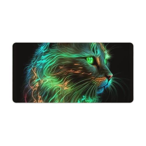 Galaxy Dream Cat-Mauspad, 30 x 60 cm, erweiterte Version der Wasserdichten Gaming-Schreibtischunterlage mit Gummiunterseite, Laptop-Schreibtischunterlage für Büro und Zuhause Galaxy Dream Cat-Mauspad, 30 x 60 cm, erweiterte Version der Wasserdichten Gaming-Schreibtischunterlage mit Gummiunterseite, Laptop-Schreibtischunterlage für Büro und Zuhause von ouynngjing