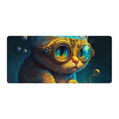 Mauspad Katze Niedliches Tier Verschenken Sie es an Familie, Freunde, Partner oder Paare. Gaming-Mauspad. Rutschfestes Gummi. Weich, bequem und stilvoll. Geeignet für alle Arten von Mäusen. 40 x 90 cm Mauspad Katze Niedliches Tier Verschenken Sie es an Familie, Freunde, Partner oder Paare. Gaming-Mauspad. Rutschfestes Gummi. Weich, bequem und stilvoll. Geeignet für alle Arten von Mäusen. 40 x 90 cm von ouynngjing