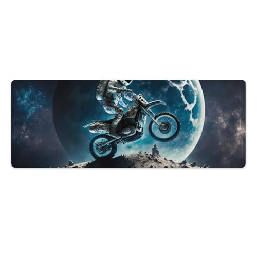 ouynngjing Astronaut Riding Motorbike Gaming-Mauspad, personalisierbar, erweitertes Mauspad, Schreibtischunterlage, groß, 30 x 80 cm ouynngjing Astronaut Riding Motorbike Gaming-Mauspad, personalisierbar, erweitertes Mauspad, Schreibtischunterlage, groß, 30 x 80 cm von ouynngjing