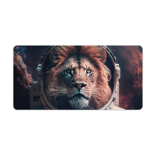 ouynngjing Extra großes Mauspad, schönes Lion to Space, Gaming-Mauspad, extra langes Tischpad, Büro-Schreibtischpad, 30 x 60 cm ouynngjing Extra großes Mauspad, schönes Lion to Space, Gaming-Mauspad, extra langes Tischpad, Büro-Schreibtischpad, 30 x 60 cm von ouynngjing