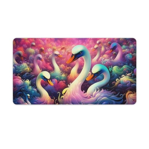 ouynngjing Extra großes schwarzes Cartoon-Mauspad, großes Gaming-Tastaturpad, rutschfeste, wasserdichte Gummibasis, ganzer Tisch, 3D-Muster, Kunst, Tiere, Flamingos, 40 x 75 cm ouynngjing Extra großes schwarzes Cartoon-Mauspad, großes Gaming-Tastaturpad, rutschfeste, wasserdichte Gummibasis, ganzer Tisch, 3D-Muster, Kunst, Tiere, Flamingos, 40 x 75 cm von ouynngjing