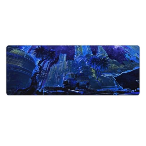 ouynngjing Gaming-Mauspad mit blauem Sternenhimmel, personalisierbar, erweitertes Mauspad, Schreibtischunterlage, groß, 30 x 80 cm ouynngjing Gaming-Mauspad mit blauem Sternenhimmel, personalisierbar, erweitertes Mauspad, Schreibtischunterlage, groß, 30 x 80 cm von ouynngjing