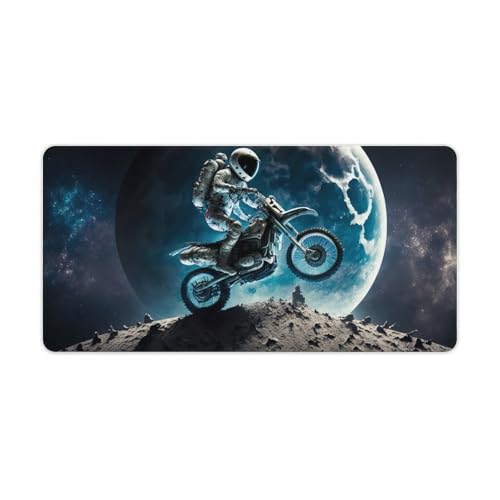ouynngjing Mauspad Astronaut Riding Motorbike Hochgeschwindigkeits-Gaming Extra großes Mauspad Schreibtischunterlage Große Größe Verbessert Präzision und Geschwindigkeit xcm ouynngjing Mauspad Astronaut Riding Motorbike Hochgeschwindigkeits-Gaming Extra großes Mauspad Schreibtischunterlage Große Größe Verbessert Präzision und Geschwindigkeit xcm von ouynngjing