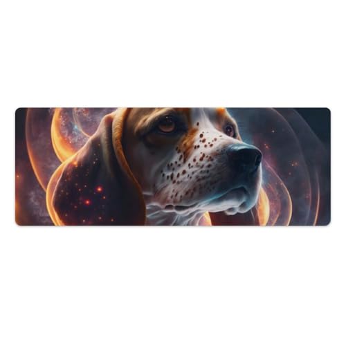 ouynngjing Mauspad mit Tiermotiv, Beagle, Hochgeschwindigkeits-Gaming, extra großes Mauspad, Schreibtischunterlage, große Größe, verbessert Präzision und Geschwindigkeit, 30 x 80 cm ouynngjing Mauspad mit Tiermotiv, Beagle, Hochgeschwindigkeits-Gaming, extra großes Mauspad, Schreibtischunterlage, große Größe, verbessert Präzision und Geschwindigkeit, 30 x 80 cm von ouynngjing