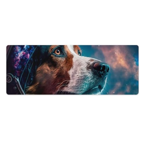 ouynngjing Mauspad mit schönem Hund, Hochgeschwindigkeits-Gaming, extra großes Mauspad, Schreibtischunterlage, große Größe, verbessert Präzision und Geschwindigkeit, 30 x 80 cm ouynngjing Mauspad mit schönem Hund, Hochgeschwindigkeits-Gaming, extra großes Mauspad, Schreibtischunterlage, große Größe, verbessert Präzision und Geschwindigkeit, 30 x 80 cm von ouynngjing