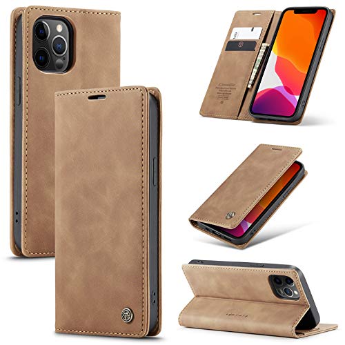 owlhold Handyhülle für iPhone 12/12 Pro Hülle, Premium Lederhülle Weiches Vintage-Nubukleder Faltbare Ständer Klapphülle Kartenfach Standfunktion stoßfest Schutzhülle für iPhone 12/12 Pro -Braun owlhold Handyhülle für iPhone 12/12 Pro Hülle, Premium Lederhülle Weiches Vintage-Nubukleder Faltbare Ständer Klapphülle Kartenfach Standfunktion stoßfest Schutzhülle für iPhone 12/12 Pro -Braun von owlhold