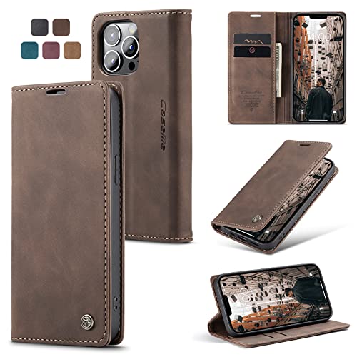 owlhold Handyhülle für iPhone 13 Pro Hülle, Premium Lederhülle Weiches Vintage-Nubukleder Faltbare Ständer Klapphülle Kartenfach Standfunktion stoßfest Schutzhülle für iPhone 13 Pro -Kaffee owlhold Handyhülle für iPhone 13 Pro Hülle, Premium Lederhülle Weiches Vintage-Nubukleder Faltbare Ständer Klapphülle Kartenfach Standfunktion stoßfest Schutzhülle für iPhone 13 Pro -Kaffee von owlhold