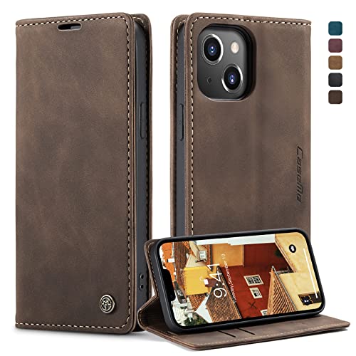owlhold hülle iPhone 14 klapphülle Premium Lederhülle Weiches Vintage-Nubukleder Faltbare Ständer Schutzhülle Kartenfach Standfunktion stoßfest Handyhülle iPhone 14 -Kaffee owlhold hülle iPhone 14 klapphülle Premium Lederhülle Weiches Vintage-Nubukleder Faltbare Ständer Schutzhülle Kartenfach Standfunktion stoßfest Handyhülle iPhone 14 -Kaffee von owlhold