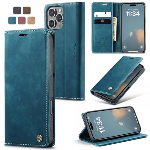 owlhold Handyhülle für iPhone 16 Pro MAX Hülle Premium Lederhülle Weiches Vintage-Nubukleder Faltbare Ständer Schutzhülle Kartenfach Standfunktion stoßfest klapphülle iPhone 16 Pro MAX -Blaugrün owlhold Handyhülle für iPhone 16 Pro MAX Hülle Premium Lederhülle Weiches Vintage-Nubukleder Faltbare Ständer Schutzhülle Kartenfach Standfunktion stoßfest klapphülle iPhone 16 Pro MAX -Blaugrün von owlhold
