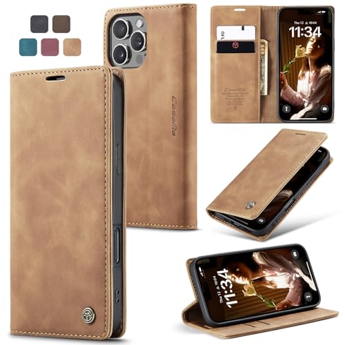 owlhold Handyhülle für iPhone 16 Pro MAX Hülle Premium Lederhülle Weiches Vintage-Nubukleder Faltbare Ständer Schutzhülle Kartenfach Standfunktion stoßfest klapphülle iPhone 16 Pro MAX -Braun owlhold Handyhülle für iPhone 16 Pro MAX Hülle Premium Lederhülle Weiches Vintage-Nubukleder Faltbare Ständer Schutzhülle Kartenfach Standfunktion stoßfest klapphülle iPhone 16 Pro MAX -Braun von owlhold