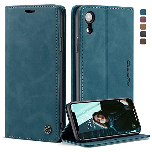 owlhold Handyhülle für iPhone XR Hülle, Premium Lederhülle Weiches Vintage-Nubukleder Faltbare Ständer Klapphülle Kartenfach Standfunktion stoßfest Schutzhülle für iPhone XR -Blaugrün owlhold Handyhülle für iPhone XR Hülle, Premium Lederhülle Weiches Vintage-Nubukleder Faltbare Ständer Klapphülle Kartenfach Standfunktion stoßfest Schutzhülle für iPhone XR -Blaugrün von owlhold