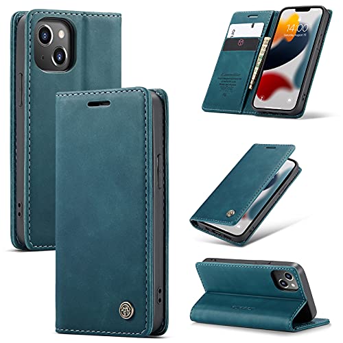 owlhold Handyhülle iPhone 13 Mini klapphülle Premium Lederhülle Weiches Vintage-Nubukleder Faltbare Ständer Schutzhülle Kartenfach Standfunktion hülle iPhone 13 Mini - Blaugrün owlhold Handyhülle iPhone 13 Mini klapphülle Premium Lederhülle Weiches Vintage-Nubukleder Faltbare Ständer Schutzhülle Kartenfach Standfunktion hülle iPhone 13 Mini - Blaugrün von owlhold