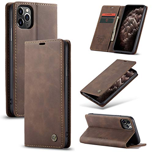 owlhold Hülle iPhone 11 Pro Max klapphülle Premium Lederhülle Weiches Vintage-Nubukleder Faltbare Ständer Schutzhülle Kartenfach Standfunktion stoßfest Handyhülle iPhone 11 Pro Max -Kaffee owlhold Hülle iPhone 11 Pro Max klapphülle Premium Lederhülle Weiches Vintage-Nubukleder Faltbare Ständer Schutzhülle Kartenfach Standfunktion stoßfest Handyhülle iPhone 11 Pro Max -Kaffee von owlhold