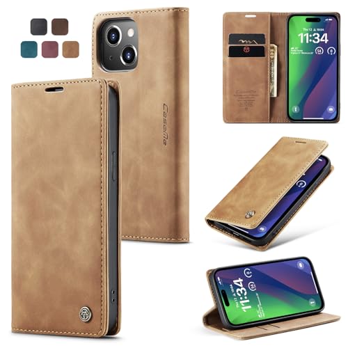 owlhold Hülle iPhone 15 Plus klapphülle Premium Lederhülle Weiches Vintage-Nubukleder Faltbare Ständer Schutzhülle Kartenfach Standfunktion stoßfest Handyhülle iPhone 15 Plus -Braun owlhold Hülle iPhone 15 Plus klapphülle Premium Lederhülle Weiches Vintage-Nubukleder Faltbare Ständer Schutzhülle Kartenfach Standfunktion stoßfest Handyhülle iPhone 15 Plus -Braun von owlhold