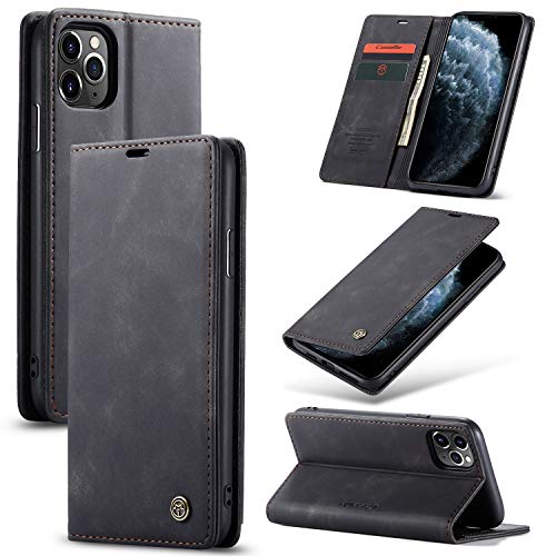 owlhold Handyhülle iPhone 11 Pro Max hülle klapphülle Premium Lederhülle Weiches Vintage Handytasche Faltbare Ständer Schutzhülle Kartenfach Standfunktion hülle iPhone 11 Pro Max -Schwarz owlhold Handyhülle iPhone 11 Pro Max hülle klapphülle Premium Lederhülle Weiches Vintage Handytasche Faltbare Ständer Schutzhülle Kartenfach Standfunktion hülle iPhone 11 Pro Max -Schwarz von owlhold