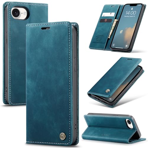 owlhold iPhone 16E hülle iPhone 16E Klapphülle Premium PU Leder Handytasche Weiches Vintage Faltbare Schutzhülle Kartenfach Standfunktion Handyhülle iPhone 16E - Blaugrün owlhold iPhone 16E hülle iPhone 16E Klapphülle Premium PU Leder Handytasche Weiches Vintage Faltbare Schutzhülle Kartenfach Standfunktion Handyhülle iPhone 16E - Blaugrün von owlhold