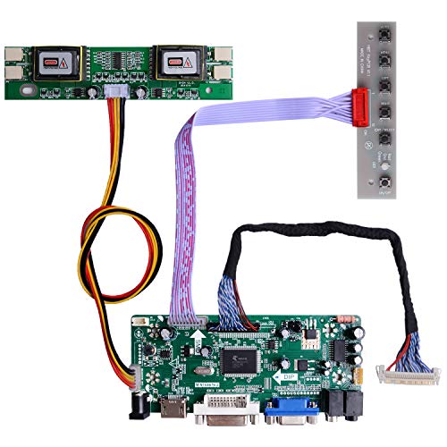 Owootecc NT68676 HDMI VGA DVI Arcade Audioeingang LCD Controller Treiberplatine für HSD190MEN4 M170DE06 M170EG01 17 "19" 1280x1024 4CCFL 30 Pin LCD Panel, passend für Arcade1Up Monitor Owootecc NT68676 HDMI VGA DVI Arcade Audioeingang LCD Controller Treiberplatine für HSD190MEN4 M170DE06 M170EG01 17 "19" 1280x1024 4CCFL 30 Pin LCD Panel, passend für Arcade1Up Monitor von owootecc