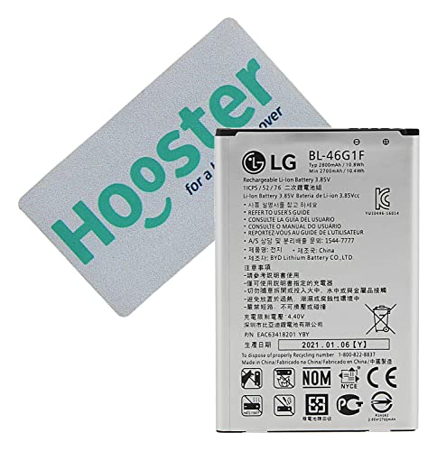 Akku f?r das LG K10 (2017) Ersatzakku BL-46G1F Li-Ion mit 2800mAh - LG Original-Zubeh?r inkl. Displaypad von pabuTEL-Bundle