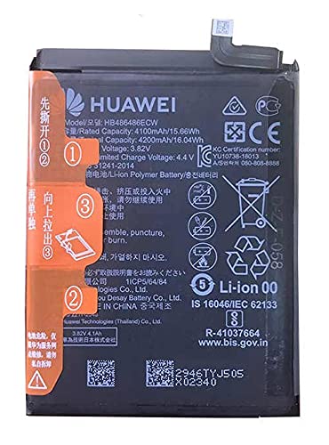 Akku für Huawei Mate 20 PRO / P30 PRO | Li-Ion Ersatzakku mit 4200mAh | Huawei Original-Zubehör | inkl. Displaypad von pabuTEL-Bundle