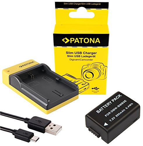 Slim Ladegerät + Akku für die Panasonic Lumix DC FZ82 - Ersatzakku für Panasonic DMW-BMB9 mit jedem microUSB Kabel zu verwenden Slim Ladegerät + Akku für die Panasonic Lumix DC FZ82 - Ersatzakku für Panasonic DMW-BMB9 mit jedem microUSB Kabel zu verwenden von pabuTEL-Bundle