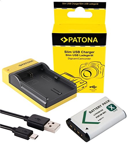 Slim Ladegerät + Akku für die Sony DSC-WX350 - Akku kompatibel mit Sony NP-BX1 mit jedem microUSB Kabel zu verwenden Slim Ladegerät + Akku für die Sony DSC-WX350 - Akku kompatibel mit Sony NP-BX1 mit jedem microUSB Kabel zu verwenden von pabuTEL-Bundle