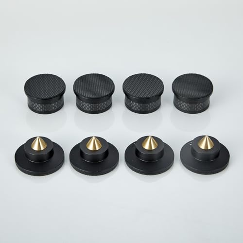 Pailvens Lautsprecher Spikes 4er Set, Subwoofer Spikes mit innovativer Kohlefaserabschirmung, Lautsprecher Füße Höhenverstellbar, Boxenständer Lautsprecherständer für CD DVD-Player, Schwarz Pailvens Lautsprecher Spikes 4er Set, Subwoofer Spikes mit innovativer Kohlefaserabschirmung, Lautsprecher Füße Höhenverstellbar, Boxenständer Lautsprecherständer für CD DVD-Player, Schwarz von pailvens