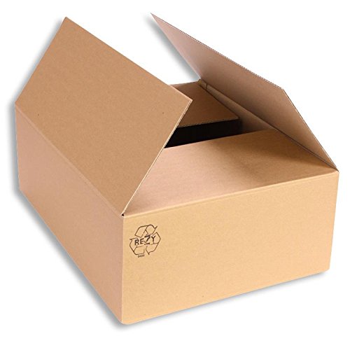 Faltkarton 360 x 200 x 200 mm 25 Stück Versandkarton Verpackung Kartonage einwellig von paket.ag