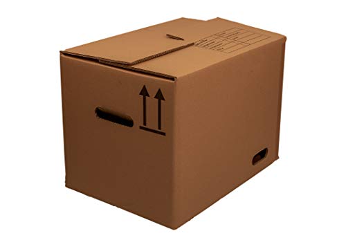 Umzugskarton XL Außenmaß 510 x 350 x 340 mm doppelwellig 2.40 BC bis 40 kg 1 Stück von paket.ag