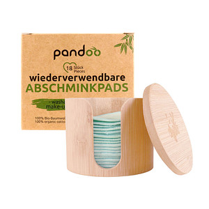 pandoo Abschminkpads waschbar 1-lagig weiß, 18 St. pandoo Abschminkpads waschbar 1-lagig weiß, 18 St. von pandoo