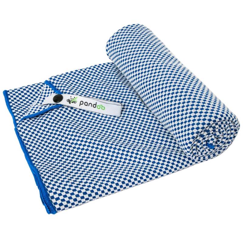 pandoo S Badetuch 40 cm x 80 cm blau von pandoo