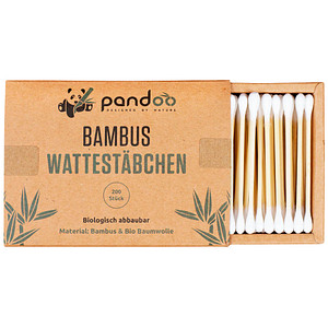 pandoo Wattestäbchen weiß, 200 St. von pandoo