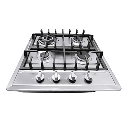 Edelstahl Gasherd Gaskocher Gasherde Gas Kocher Stove Cooker | 4 Brenner | 3.0KW | Einbaukochfeld von panfudongk