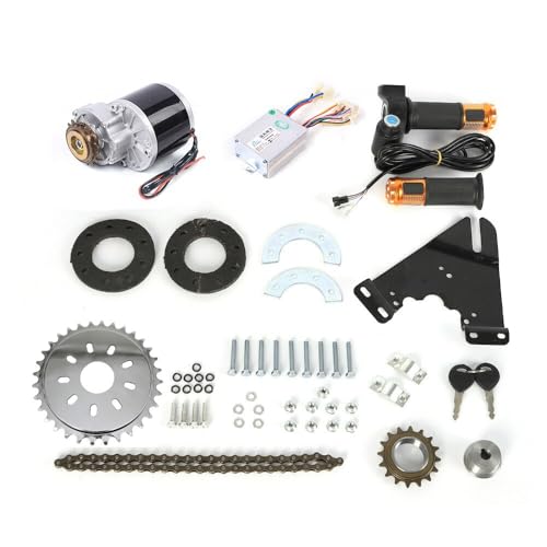 Elektromotor Umbausatz Kit 24V 350W Brush Motor mit Freilauf für Mountainbike Citybike E Bike Conversion inklusive Motorcontroller Montageplatte und Wuxing Daumen Gasgriff Elektromotor Umbausatz Kit 24V 350W Brush Motor mit Freilauf für Mountainbike Citybike E Bike Conversion inklusive Motorcontroller Montageplatte und Wuxing Daumen Gasgriff von panfudongk