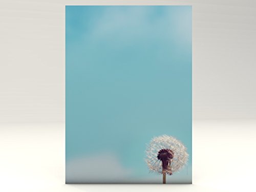 Briefpapier | Pusteblume | 20 Blatt Florales Motivpapier DIN A4 von paperandpicture.de