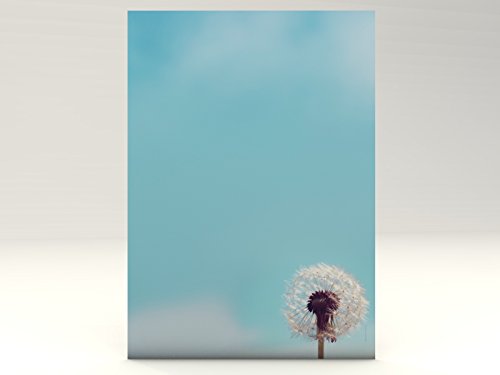 Briefpapier | Pusteblume | 50 Blatt Florales Motivpapier DIN A4 von paperandpicture.de