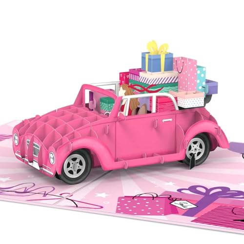 papercrush® Pop-Up Karte Shopping Queen [NEU!] - 3D Geschenkkarte, Gutschein oder Geldgeschenk für eine Shoppingtour für Mädchen, Freundin oder Frau - Gutscheinkarte zum Geburtstag oder zu Weihnachten von papercrush