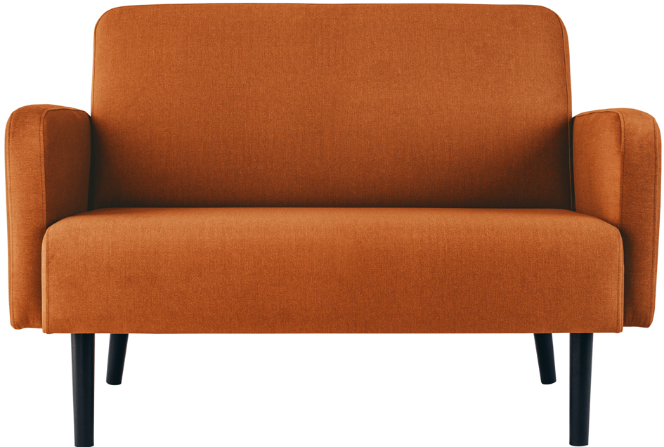 PAPERFLOW 2-Sitzer Sofa LISBOA, Stoffbezug, braun von paperflow