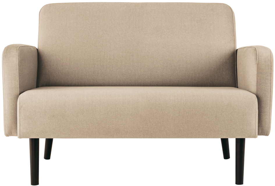 PAPERFLOW 2-Sitzer Sofa LISBOA, Stoffbezug, elfenbein von paperflow