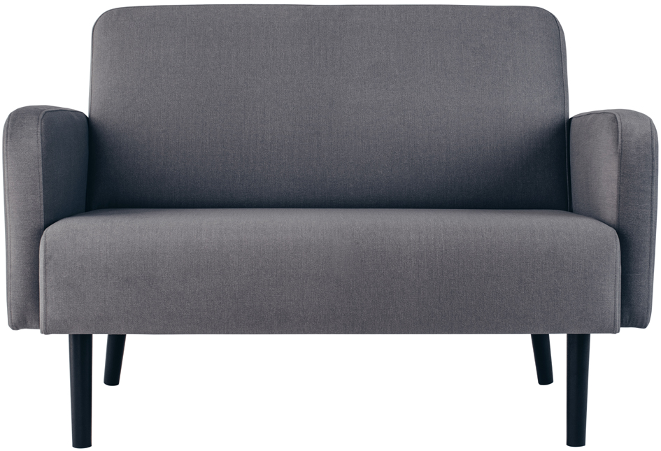 PAPERFLOW 2-Sitzer Sofa LISBOA, Stoffbezug, grau von paperflow