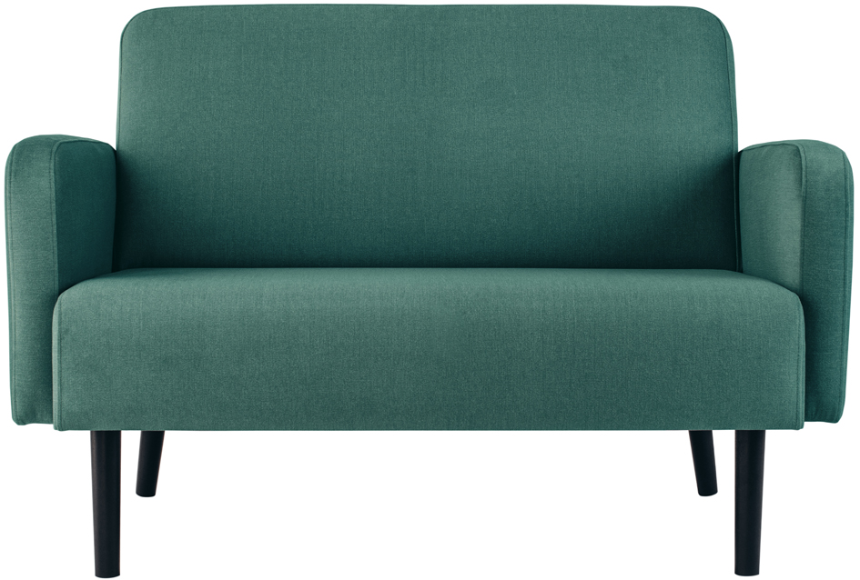 PAPERFLOW 2-Sitzer Sofa LISBOA, Stoffbezug, grün von paperflow