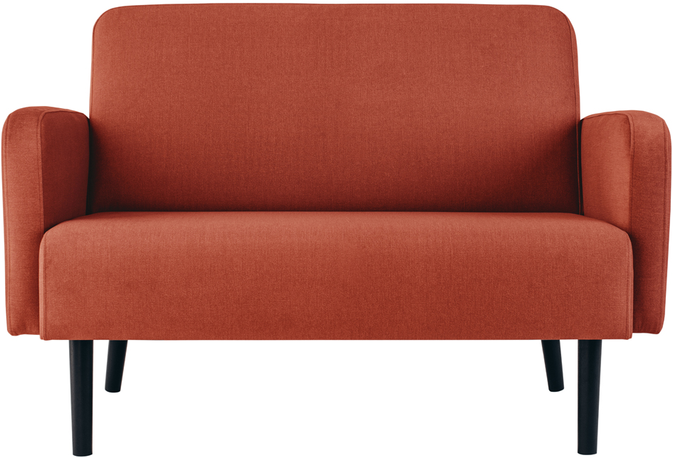 PAPERFLOW 2-Sitzer Sofa LISBOA, Stoffbezug, rost von paperflow