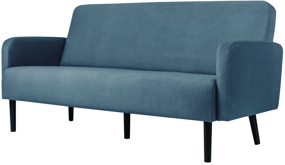 PAPERFLOW 3-Sitzer Sofa LISBOA, Stoffbezug, blau von paperflow