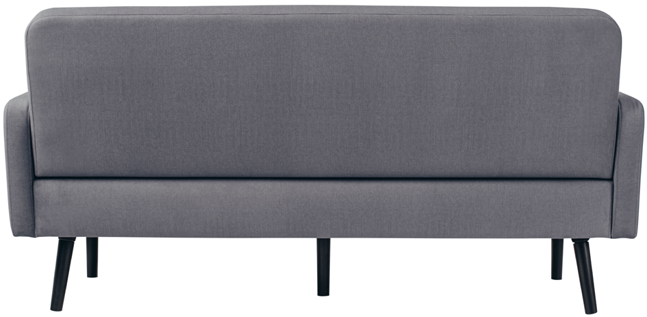 PAPERFLOW 3-Sitzer Sofa LISBOA, Stoffbezug, grau von paperflow
