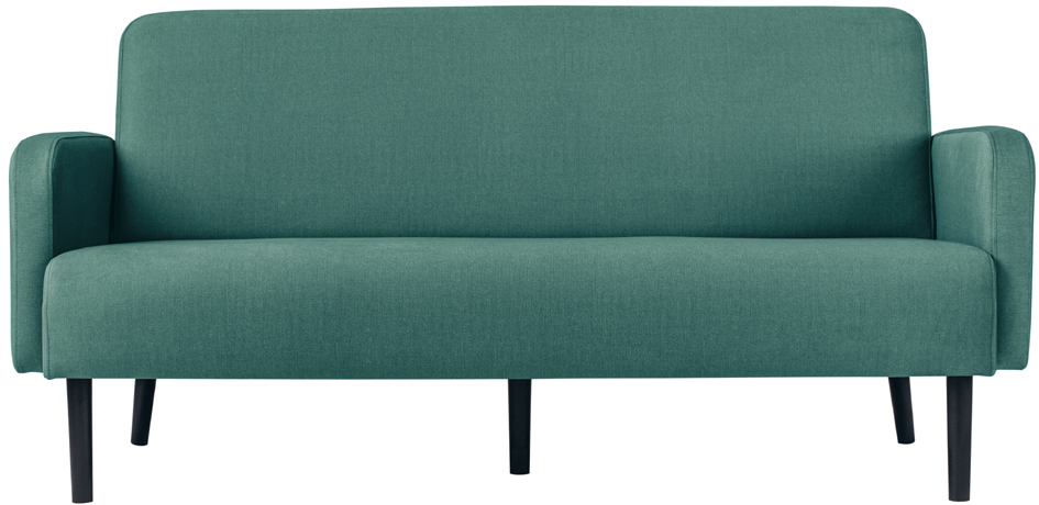 PAPERFLOW 3-Sitzer Sofa LISBOA, Stoffbezug, grün von paperflow