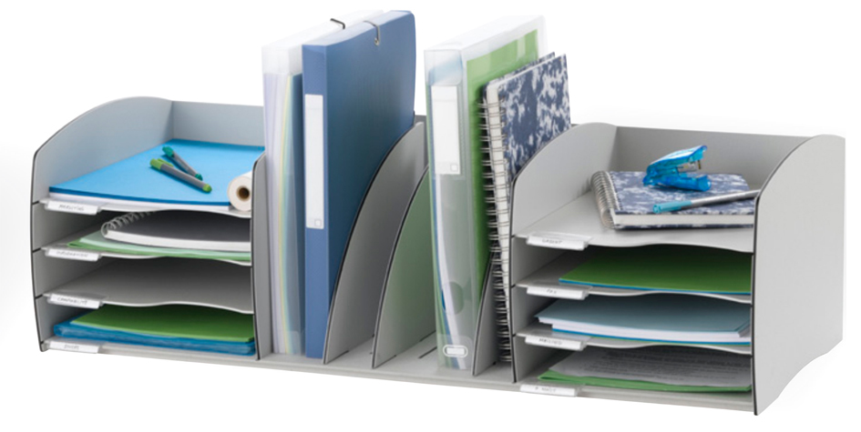 PAPERFLOW Ablagesystem XL, 8 Fächer, schwarz PAPERFLOW Ablagesystem XL, 8 Fächer, schwarz von paperflow