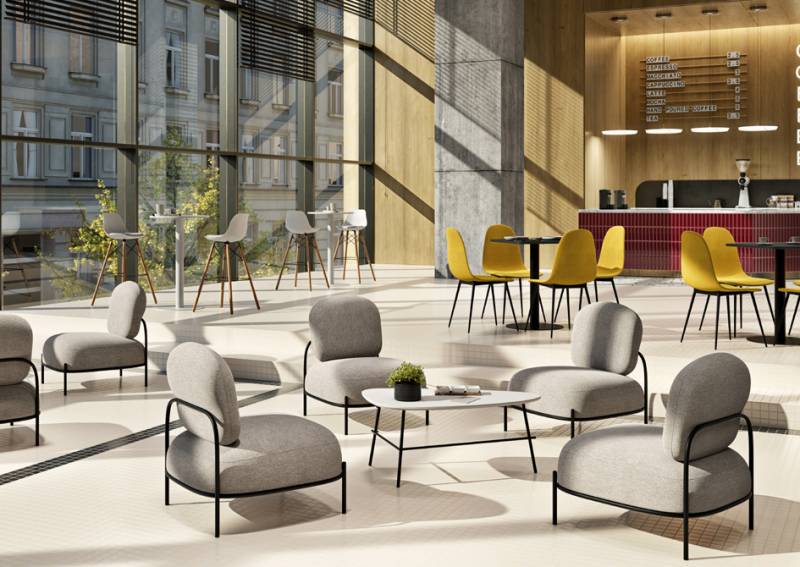 PAPERFLOW Besuchersessel ADMIRAAL, safran von paperflow